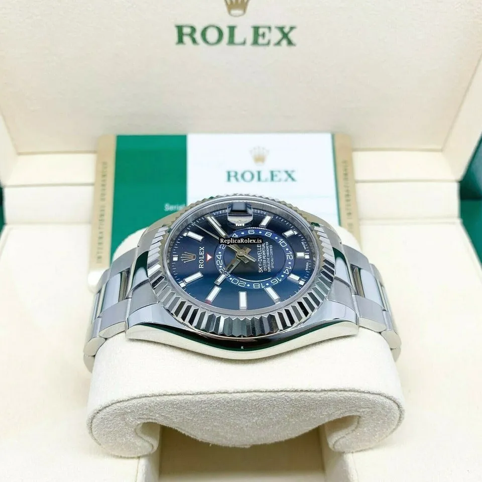 Incredible Replica Rolex Sky-dweller 326934 Caliber 9001 Automatic Movement 42mm Steel Case Mens/unisex Watch - Image 5