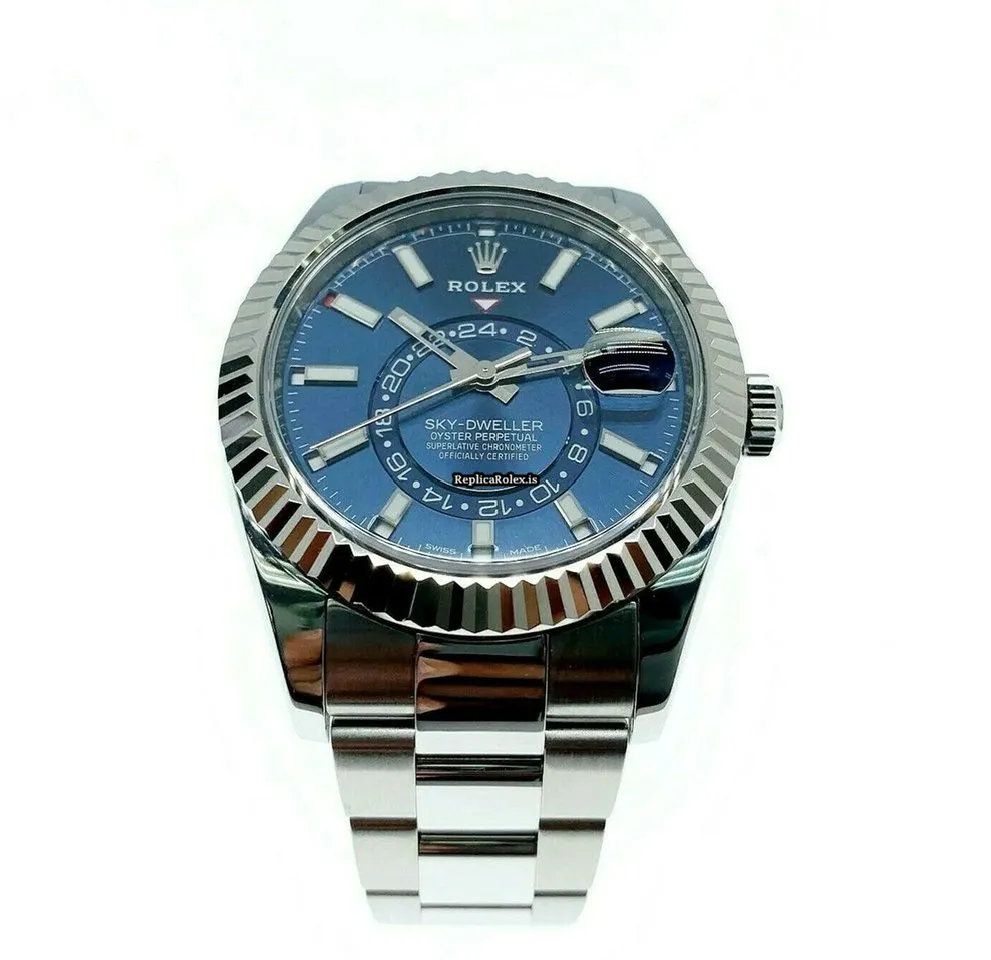Incredible Replica Rolex Sky-dweller 326934 Caliber 9001 Automatic Movement 42mm Steel Case Mens/unisex Watch - Image 7