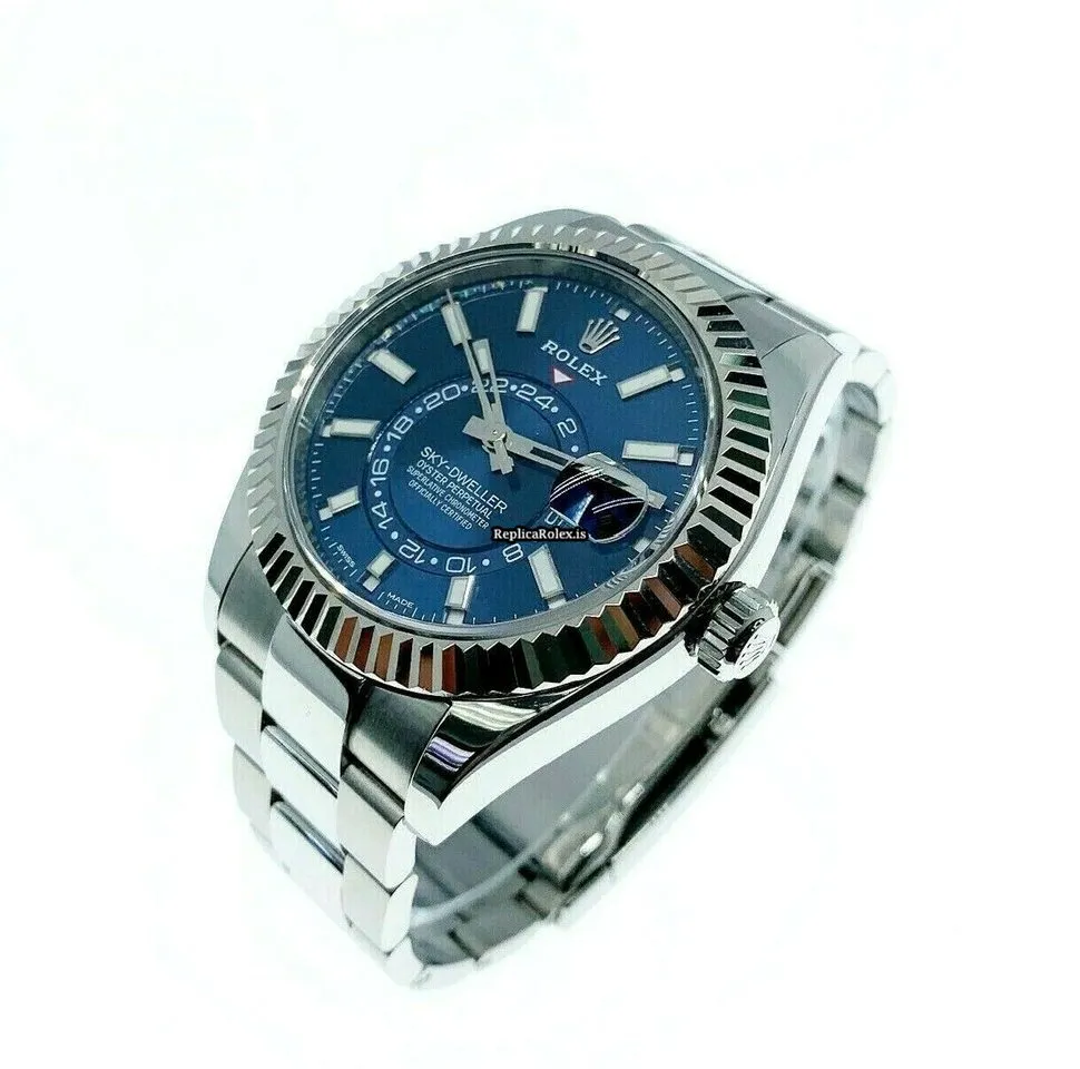 Incredible Replica Rolex Sky-dweller 326934 Caliber 9001 Automatic Movement 42mm Steel Case Mens/unisex Watch - Image 8