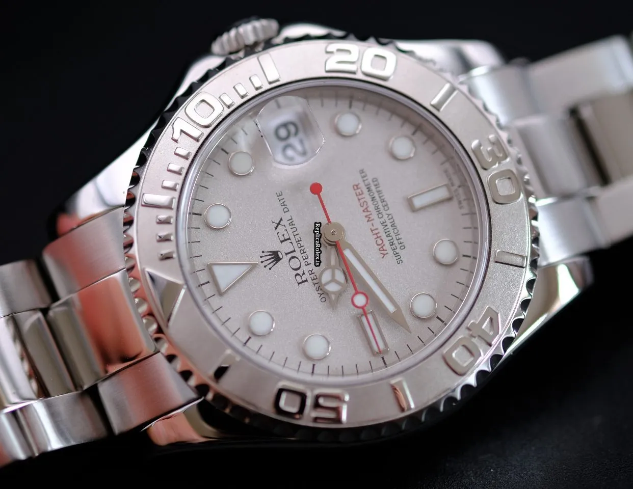 Wonderful Fake Rolex Yacht-master 168622 Caliber 2235 Automatic Movement 35mm Steel Case Mens/unisex Watch - Image 4