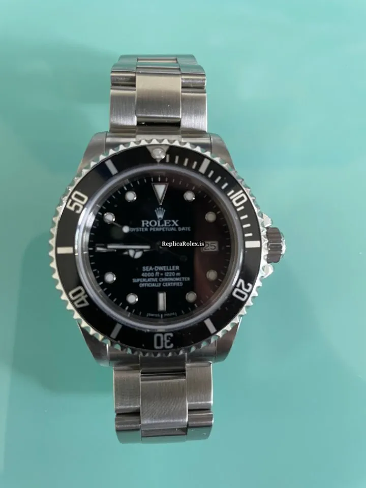 Affordable Replica Rolex Sea-dweller 4000 16600 Caliber 3135 Automatic Movement 40mm Steel Case Mens/unisex Watch - Image 12