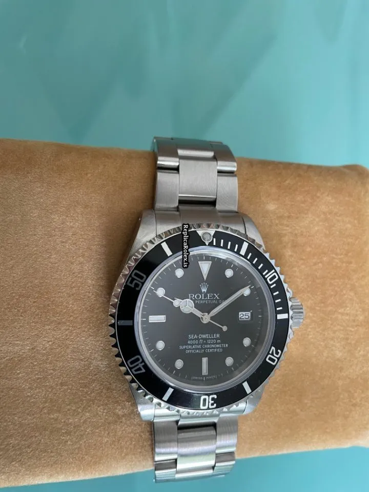 Affordable Replica Rolex Sea-dweller 4000 16600 Caliber 3135 Automatic Movement 40mm Steel Case Mens/unisex Watch - Image 8