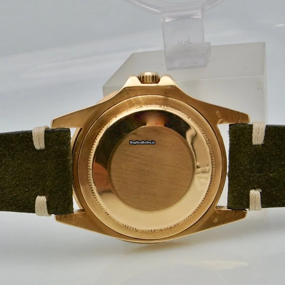 Fabulous Replica Rolex Gmt-master 1675 Caliber 1570 Automatic Movement 40mm Yellow Gold Case Mens/unisex Watch - Image 10