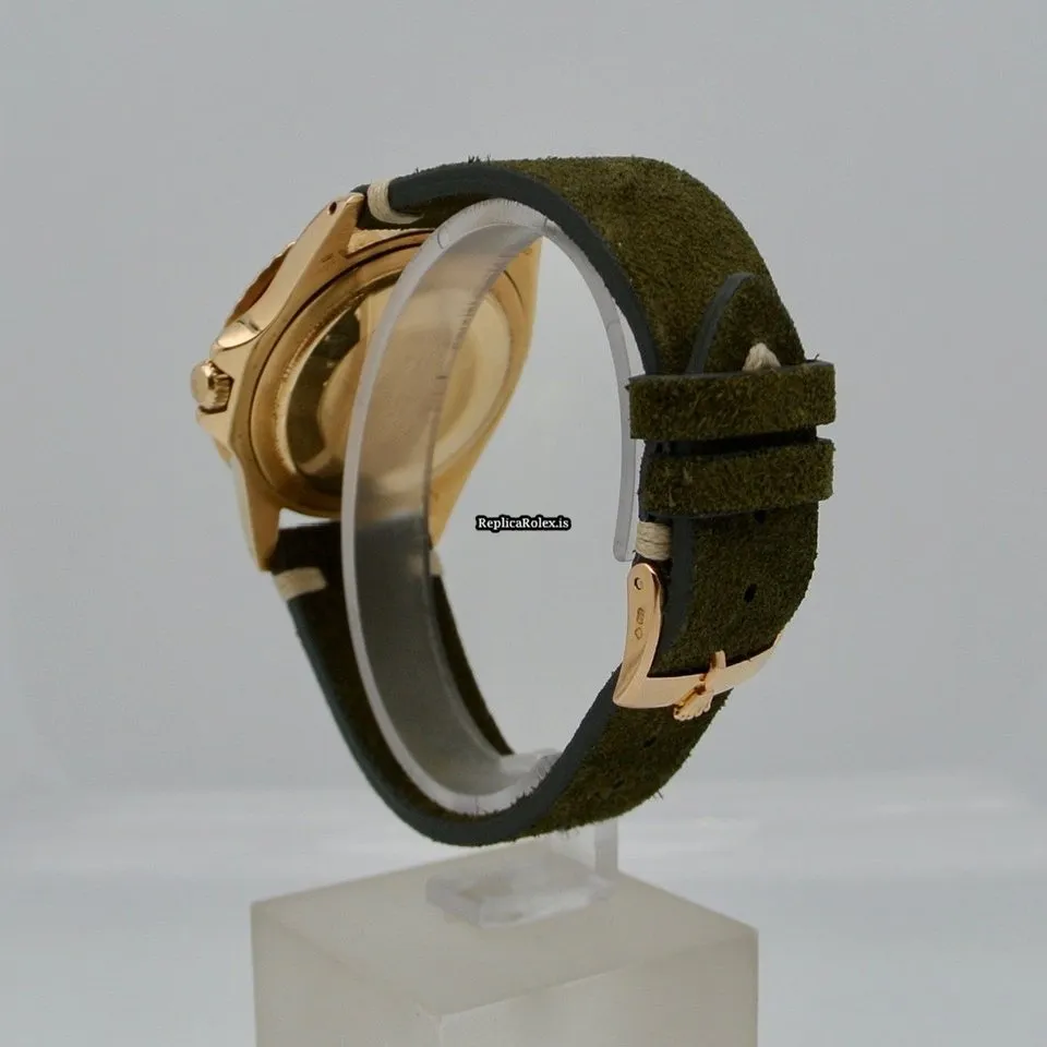 Fabulous Replica Rolex Gmt-master 1675 Caliber 1570 Automatic Movement 40mm Yellow Gold Case Mens/unisex Watch - Image 4