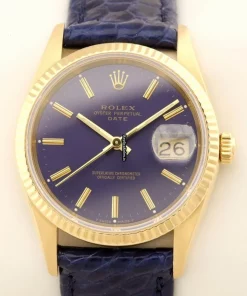 Superior Replica Rolex Oyster Perpetual Date 15238 Caliber 3135 Automatic Movement 34mm Yellow Gold Case Mens/unisex Watch