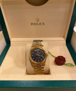 Neat Fake Rolex Day-date 36 18038 Caliber 3055 Automatic Movement 36mm Yellow Gold Case Mens/unisex Watch