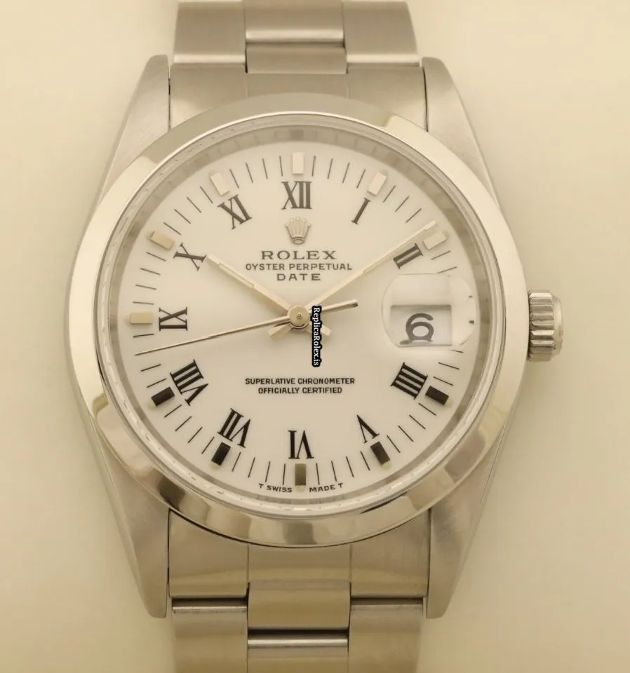 Lovely Replica Rolex Oyster Perpetual Date 15200 Caliber 3135 Automatic Movement 34mm Steel Case Mens/unisex Watch - Image 3