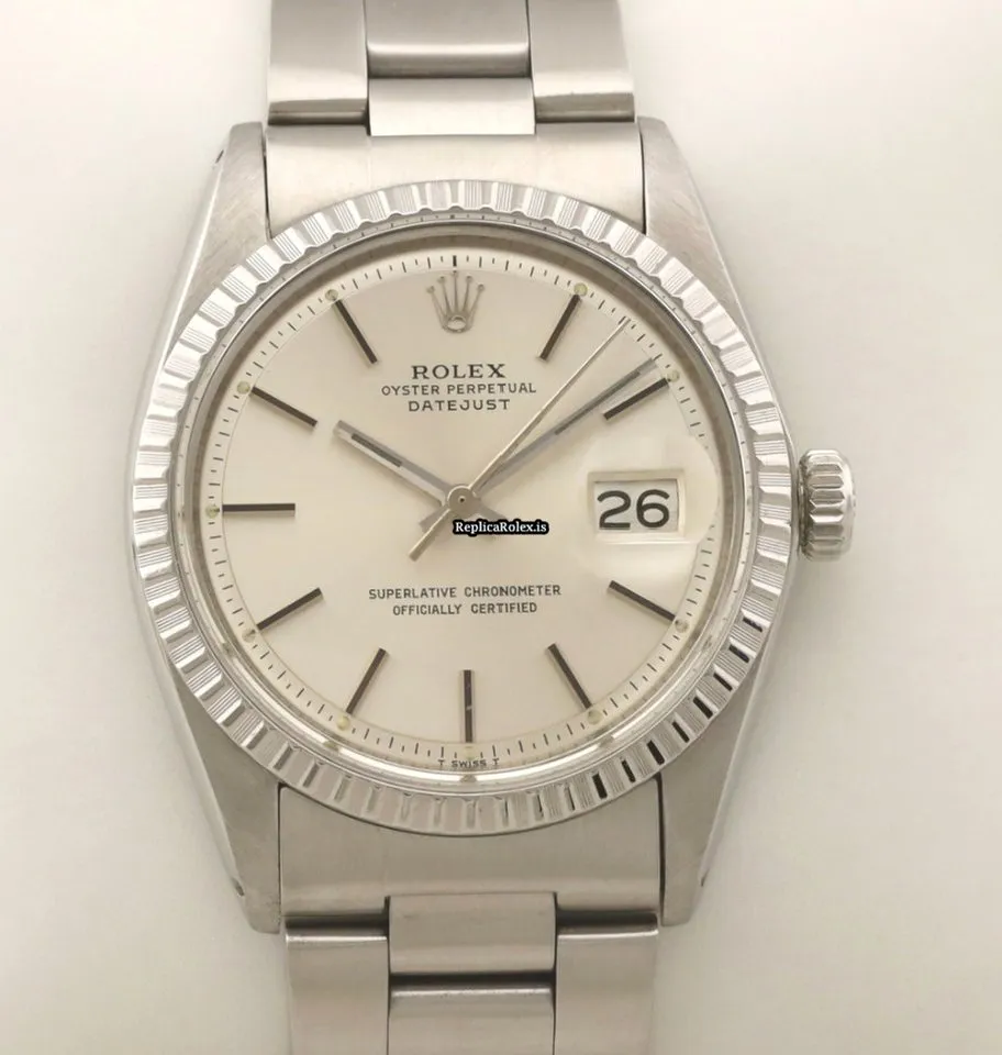 Fantastic Fake Rolex Datejust 1603 Caliber 1570 Automatic Movement 36mm Steel Case Mens/unisex Watch - Image 4