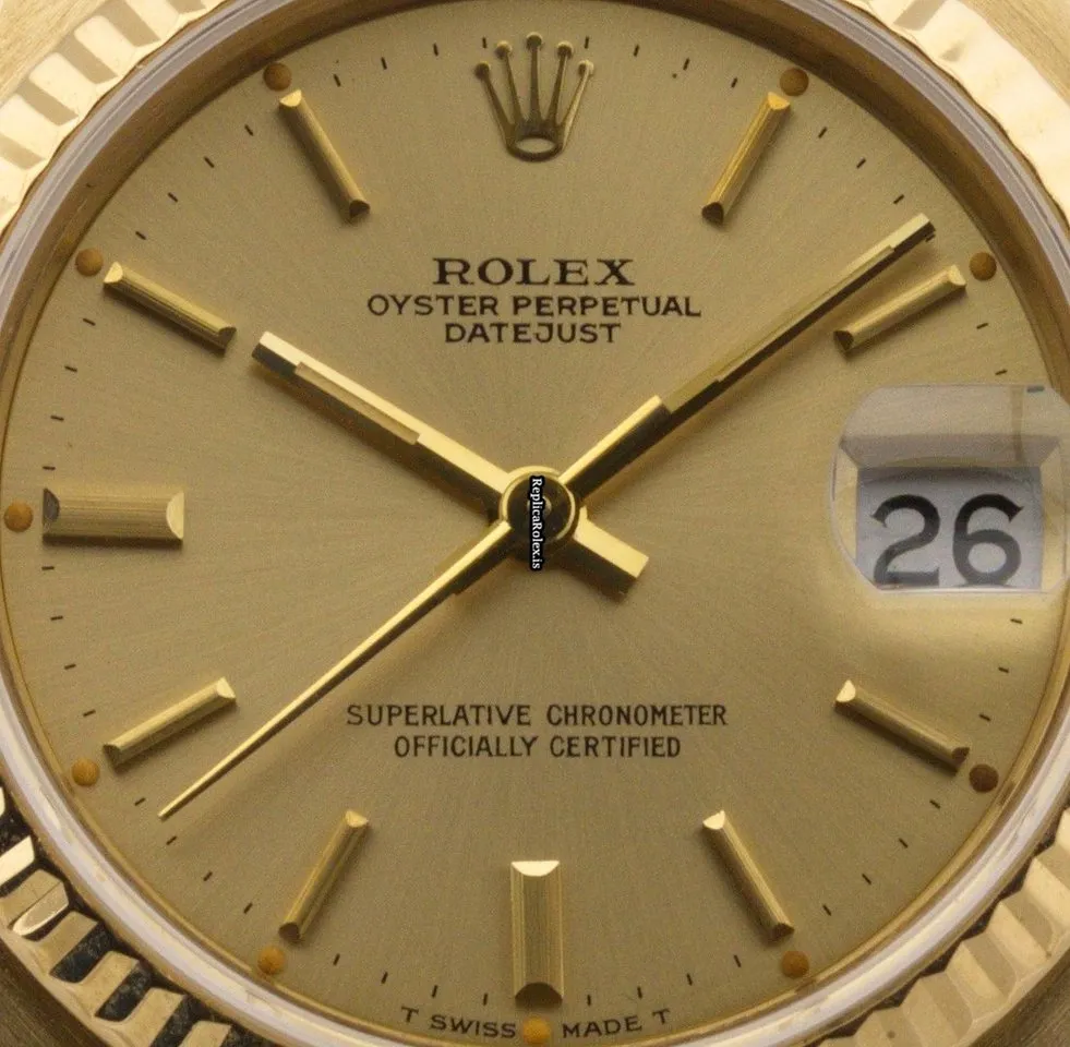 Awesome Replica Rolex Datejust 68278 Caliber 2130 Automatic Movement 31mm Yellow Gold Case Womens Watch - Image 2