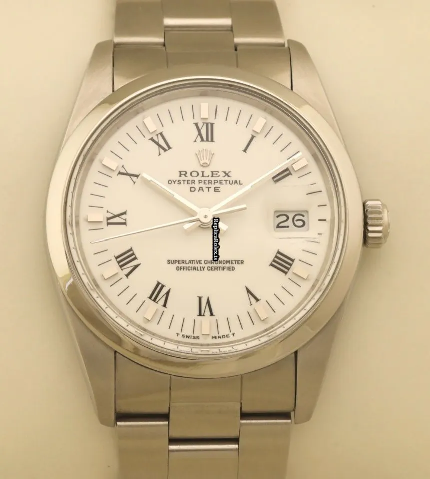Quality Fake Rolex Oyster Perpetual Date 15000 Caliber 3035 Automatic Movement 34mm Steel Case Mens/unisex Watch - Image 3