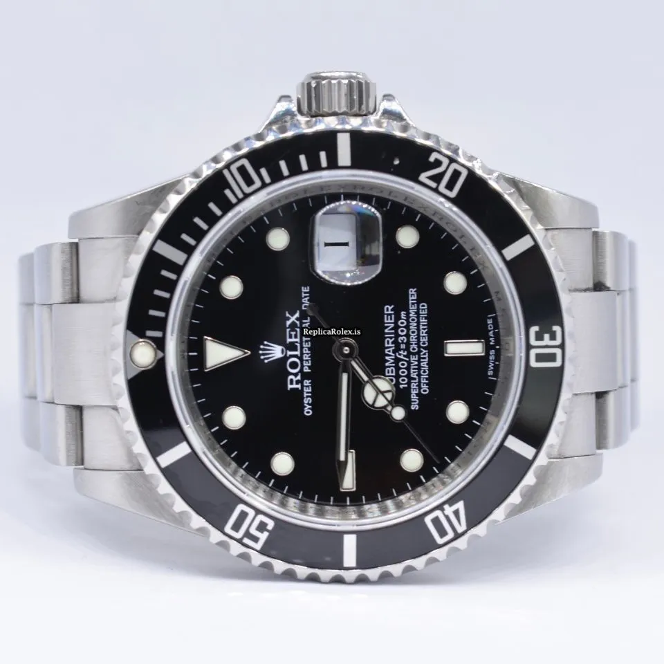 Amazing Replica Rolex Submariner Date 16610 Caliber 3135 Automatic Movement 40mm Steel Case Mens/unisex Watch