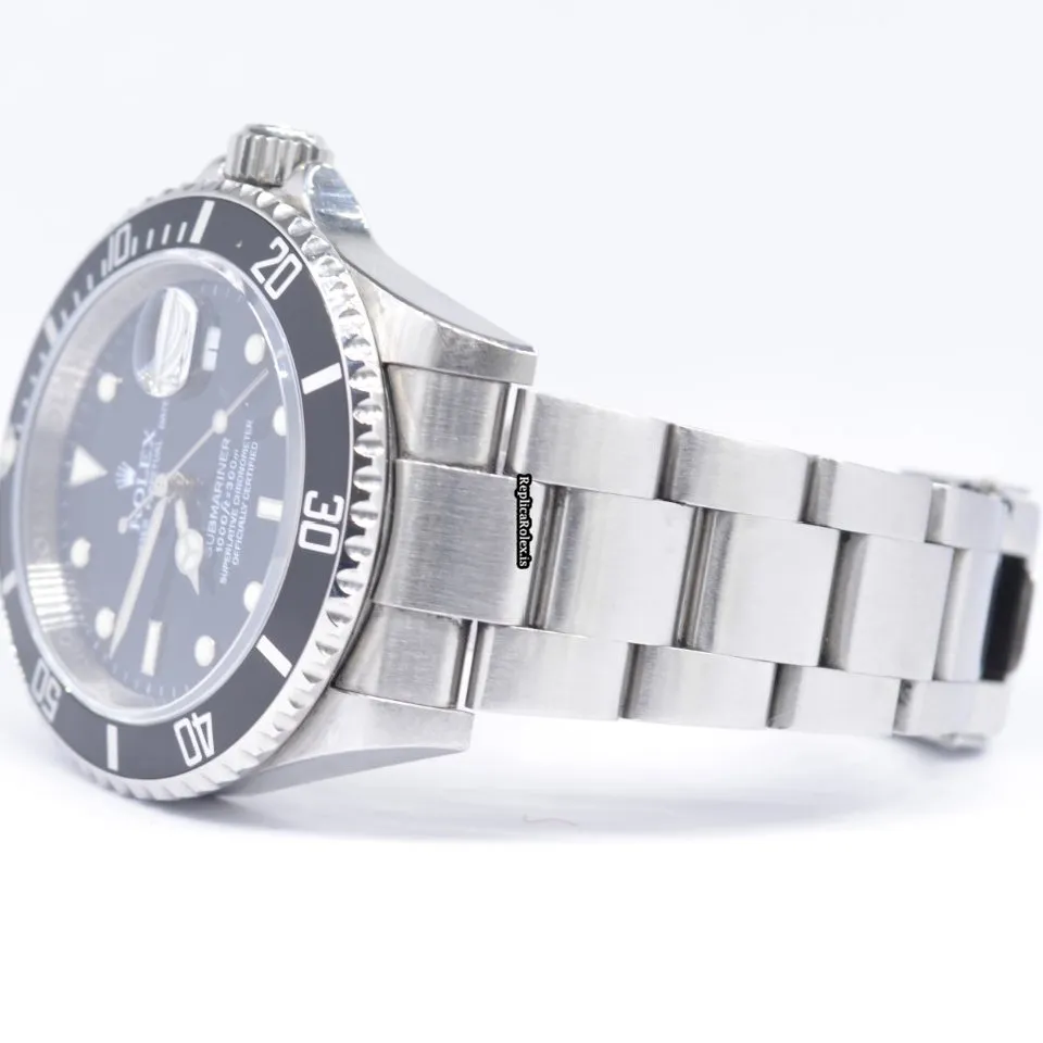 Amazing Replica Rolex Submariner Date 16610 Caliber 3135 Automatic Movement 40mm Steel Case Mens/unisex Watch - Image 4