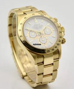 High Quality Fakes Rolex Daytona 16528 Caliber 4030 Automatic Movement 40mm Yellow Gold Case Mens/unisex Watch