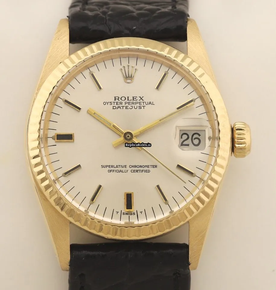 Discount Replica Rolex Datejust 6827 Caliber 2030 Automatic Movement 30mm Yellow Gold Case Womens Watch - Image 3