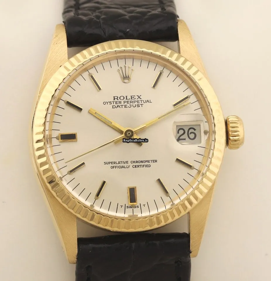 Discount Replica Rolex Datejust 6827 Caliber 2030 Automatic Movement 30mm Yellow Gold Case Womens Watch - Image 4