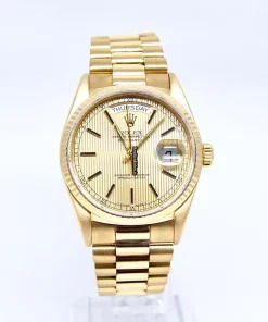 Incredible Replica Rolex Day-date 36 18038 Caliber 3055 Automatic Movement 36mm Yellow Gold Case Mens/unisex Watch