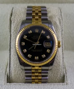 Ideal Fake Rolex Datejust 116233 Caliber 3135 Automatic Movement 36mm Gold/steel Case Mens/unisex Watch