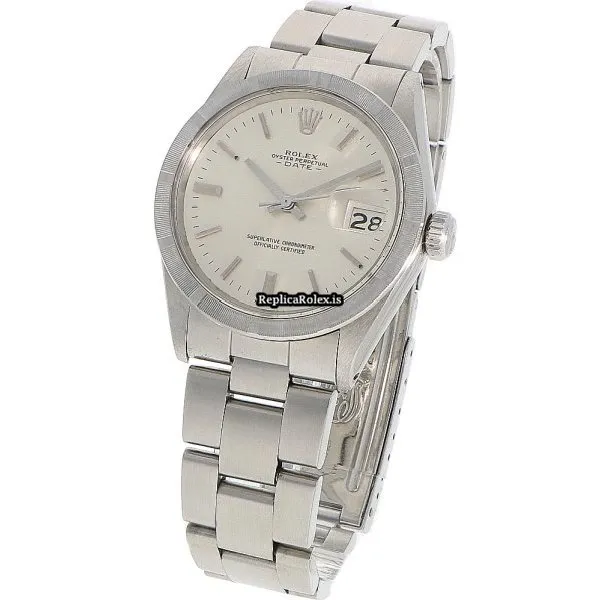 Well Made Replicas Rolex Oyster Perpetual Date 1501 Caliber 1570 Automatic Movement 34x42mm Steel Case Mens/unisex Watch - Image 3