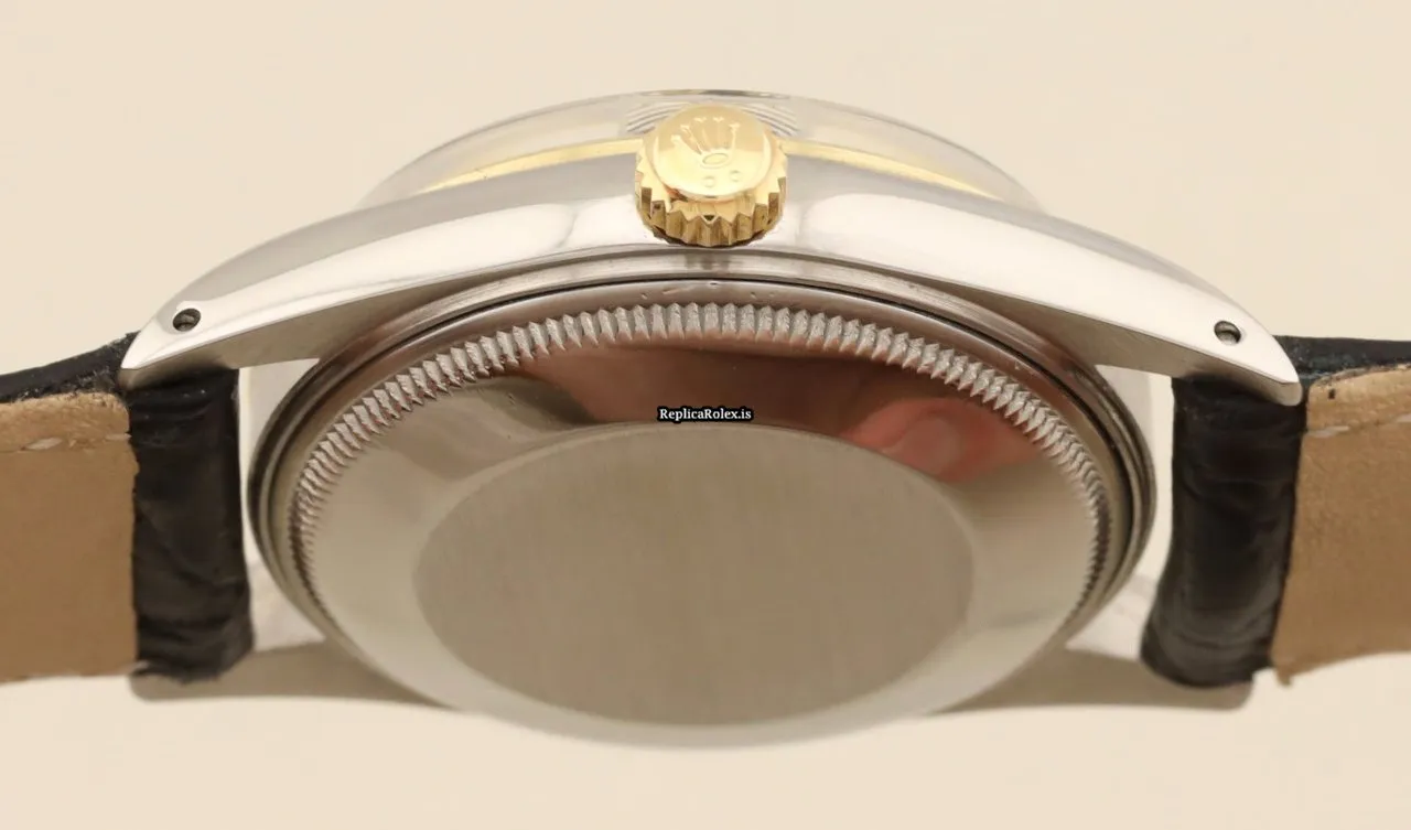 Wholesale Knockoff Rolex Oyster Perpetual Date 15000 Caliber 3035 Automatic Movement 34mm Gold/steel Case Mens/unisex Watch - Image 5