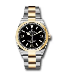 Terrific Fake Rolex Explorer 124273 Caliber 3230 Automatic Movement 36mm Gold/steel Case Mens/unisex Watch