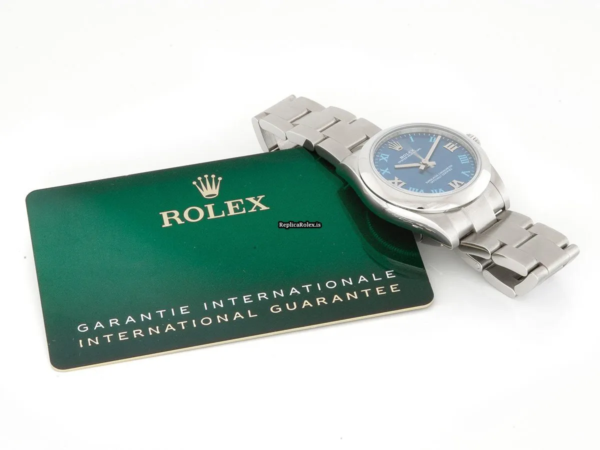 Discount Replica Rolex Oyster Perpetual 31 177200 Automatic Movement 31mm Steel Case Womens Watch - Image 8
