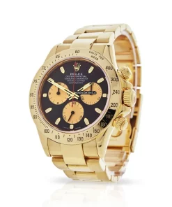 Cool Replica Rolex Daytona 116528 Caliber 4130 Automatic Movement 40mm Yellow Gold Case Mens/unisex Watch