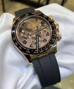 Cool Copy Rolex Daytona 116515ln Caliber 4130 Automatic Movement 40mm Rose Gold Case Mens/unisex Watch