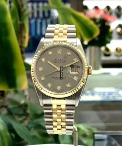 Appealing Imitation Rolex Datejust 16233 Caliber 3135 Automatic Movement 36mm Gold/steel Case Mens/unisex Watch