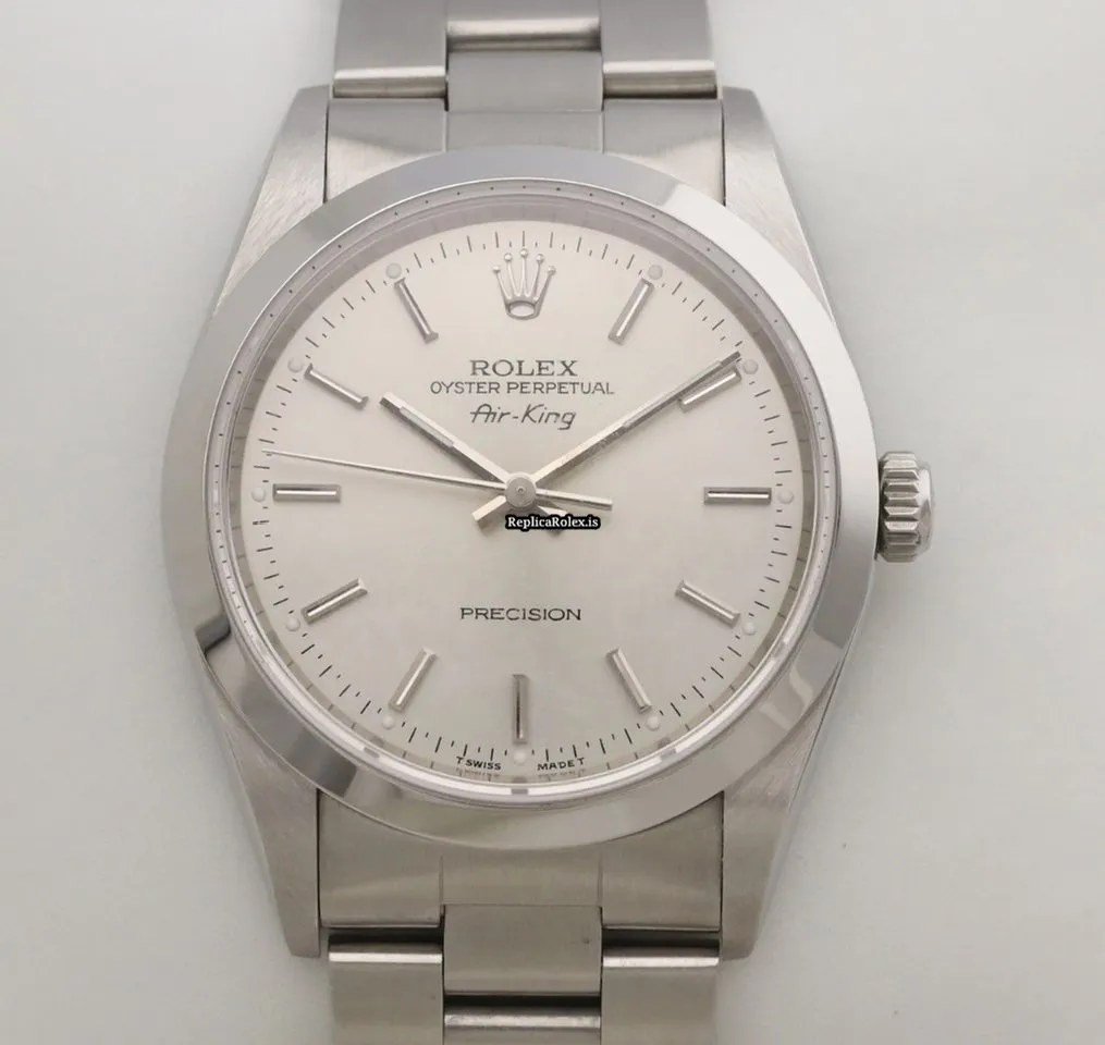 Best Replicas Rolex Air King Precision 14000 Caliber 3000 Automatic Movement 34mm Steel Case Mens/unisex Watch - Image 3