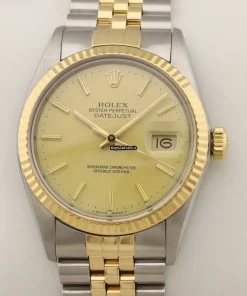 Superb Replica Rolex Datejust 16013 Caliber 3035 Automatic Movement 36mm Gold/steel Case Mens/unisex Watch