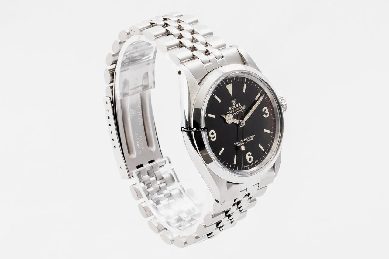 Quality Fake Rolex Explorer 1016 Caliber 1570 Automatic Movement 36mm Steel Case Mens/unisex Watch - Image 3