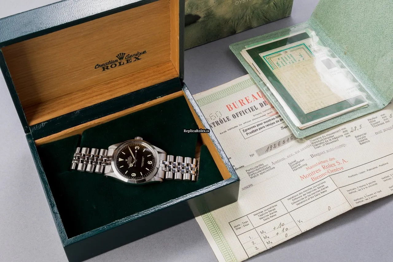 Quality Fake Rolex Explorer 1016 Caliber 1570 Automatic Movement 36mm Steel Case Mens/unisex Watch - Image 6