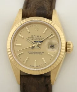 Stylish Copy Rolex Lady-datejust 69178 Caliber 2135 Automatic Movement 26mm Yellow Gold Case Womens Watch