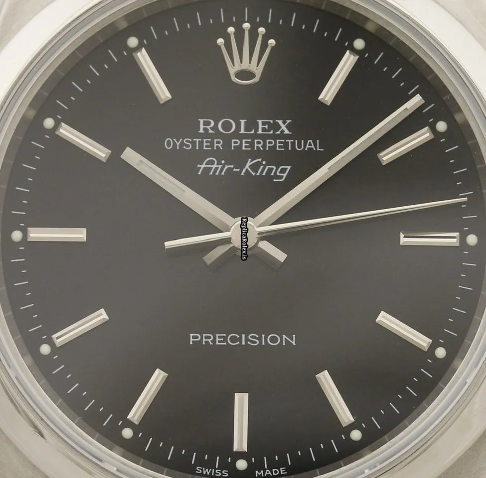High-end Knockoff Rolex Air King Precision 14000 Caliber 3130 Automatic Movement 34mm Steel Case Mens/unisex Watch - Image 2