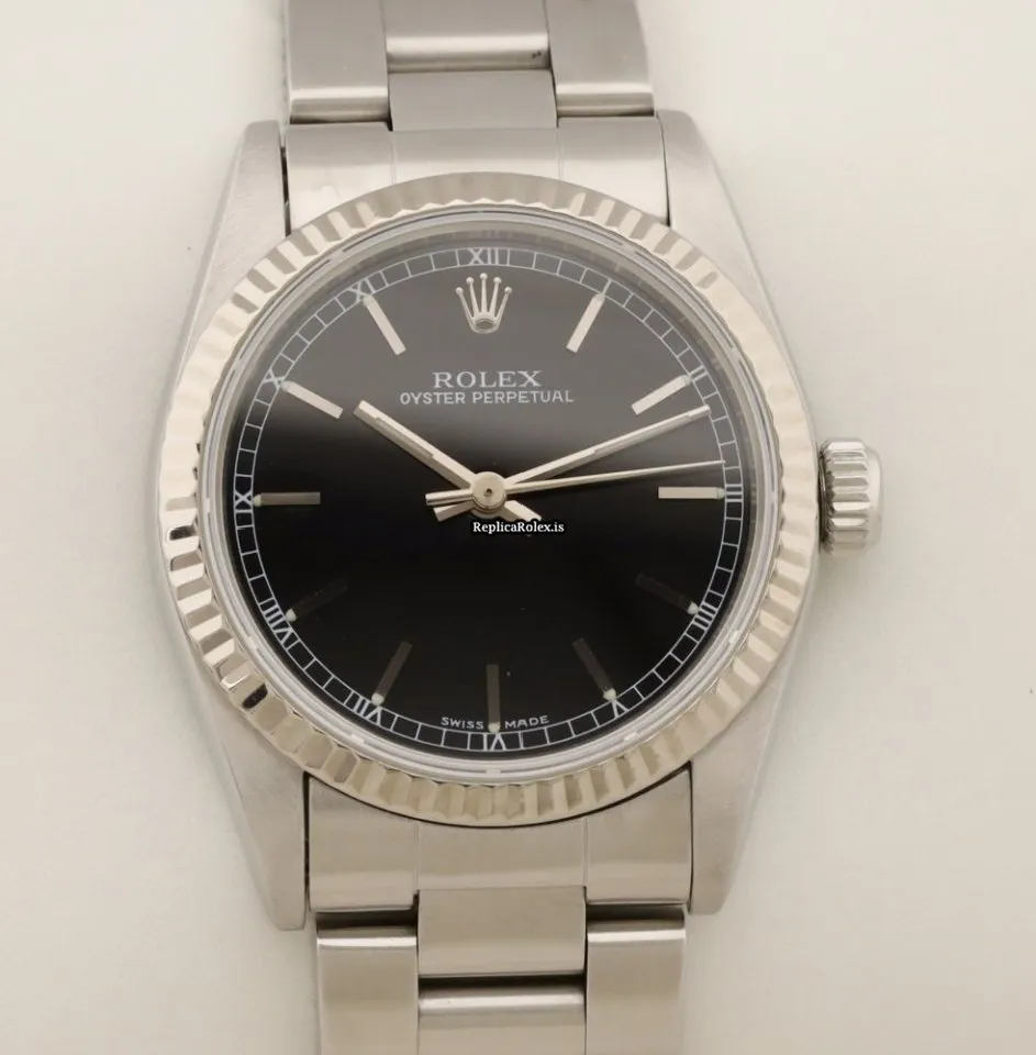 Lovely Fake Rolex Oyster Perpetual 31 67514 Caliber 2130 Automatic Movement 31mm Steel Case Womens Watch - Image 4