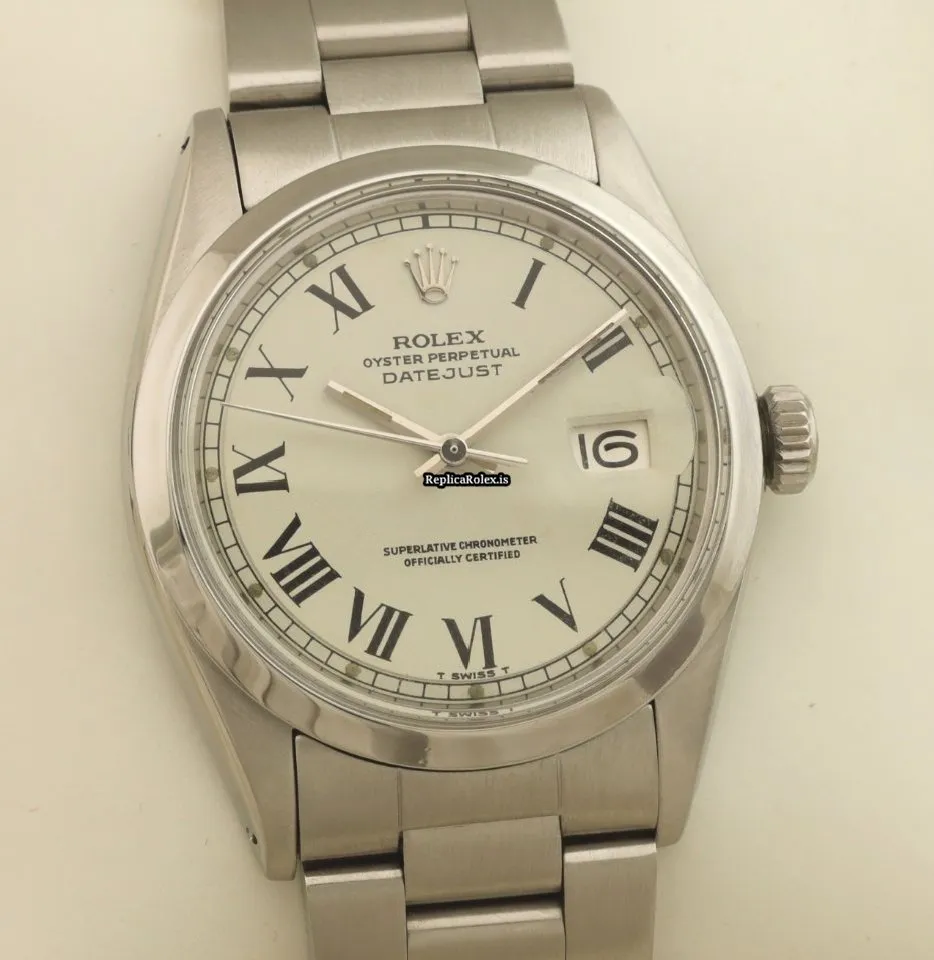 Superior Replica Rolex Datejust 1600 Caliber 1570 Automatic Movement 36mm Steel Case Mens/unisex Watch - Image 4