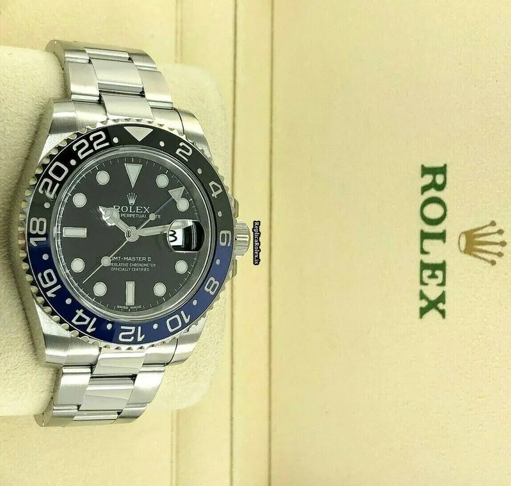 Well Made Replica Rolex Gmt-master II 116710blnr Caliber 3186 Automatic Movement 40mm Steel Case Mens/unisex Watch - Image 4