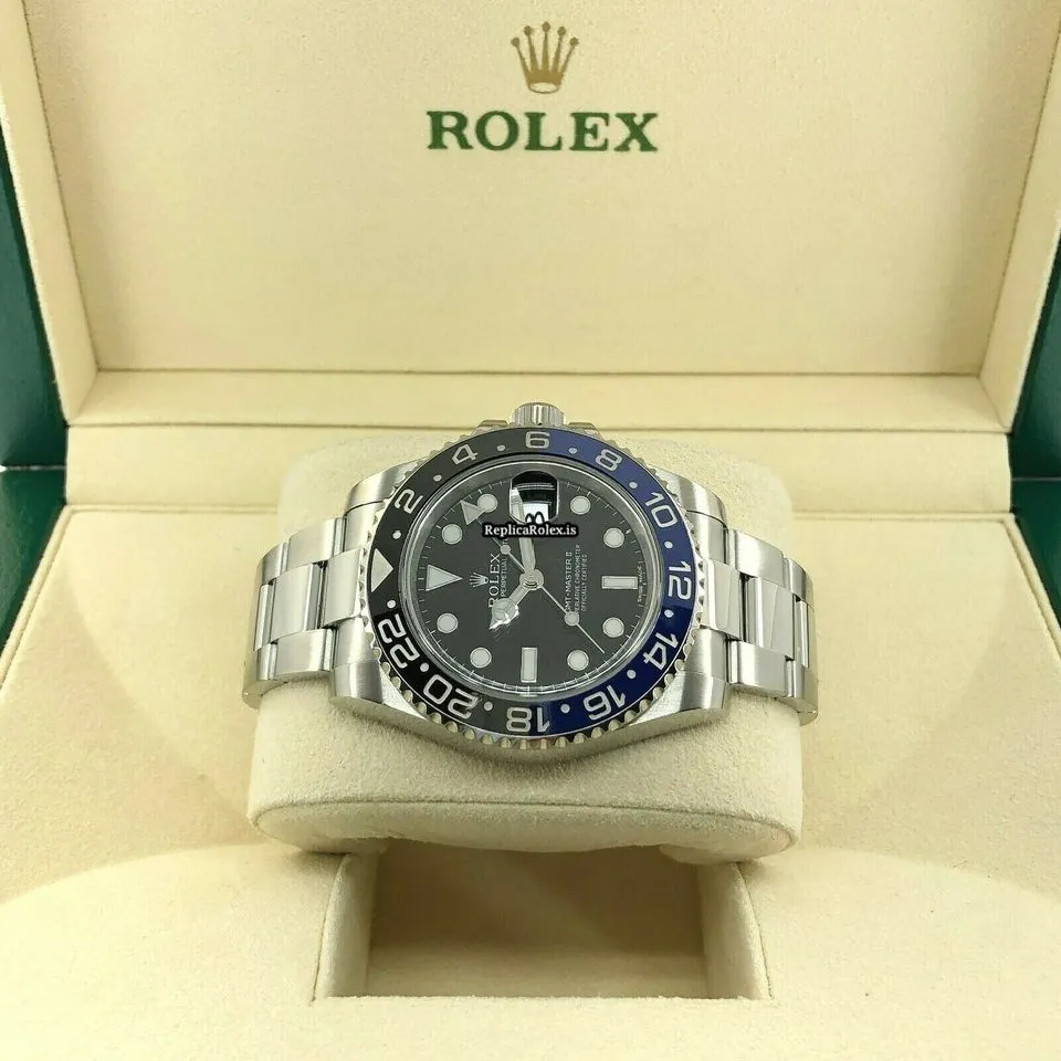 Well Made Replica Rolex Gmt-master II 116710blnr Caliber 3186 Automatic Movement 40mm Steel Case Mens/unisex Watch - Image 7