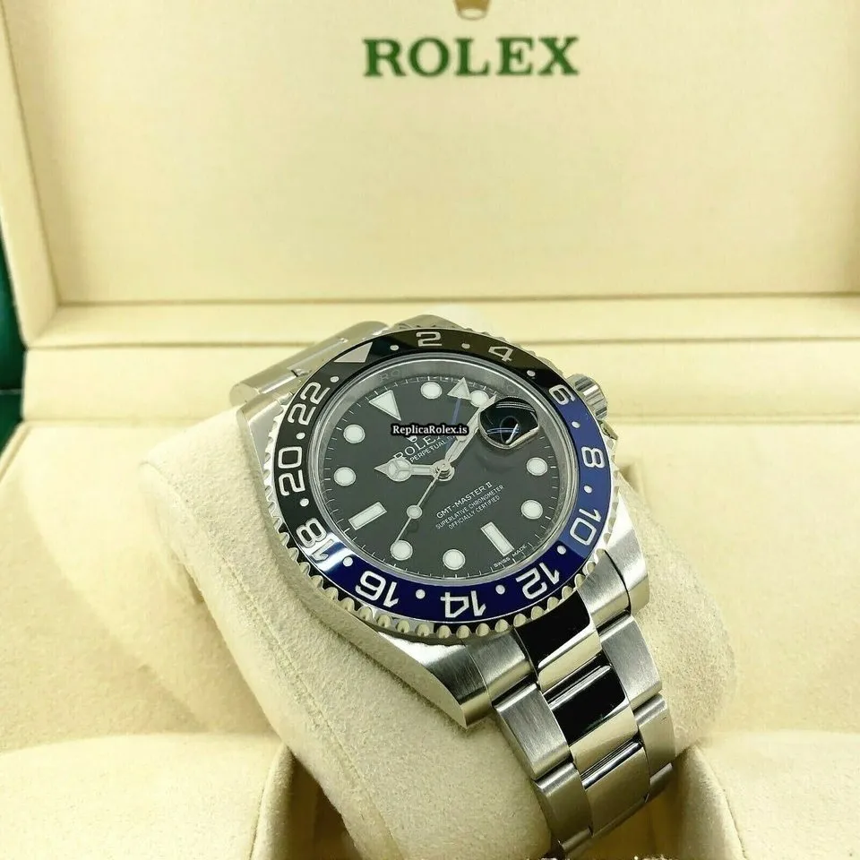 Well Made Replica Rolex Gmt-master II 116710blnr Caliber 3186 Automatic Movement 40mm Steel Case Mens/unisex Watch - Image 9