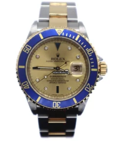 Superb Replica Rolex Submariner Date 16613 Caliber 3135 Automatic Movement 40mm Gold/steel Case Mens/unisex Watch