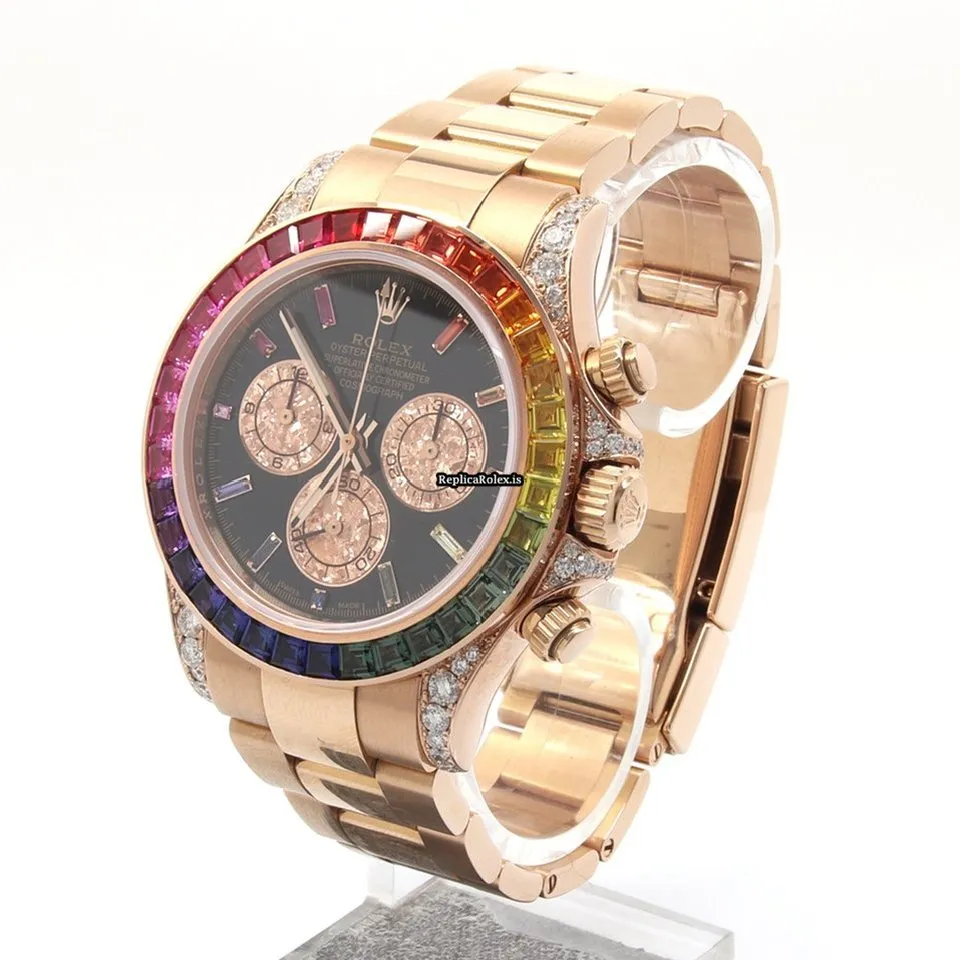 Appealing Fakes Rolex Daytona 116505 Automatic Movement 40mm Rose Gold Case Watch