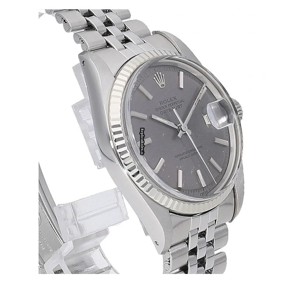 Fantastic Replica Rolex Datejust 1601 Caliber 1560 Automatic Movement 36mm Gold/steel Case Watch - Image 3