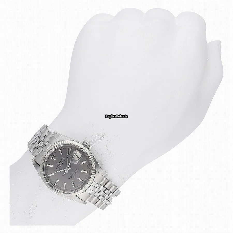 Fantastic Replica Rolex Datejust 1601 Caliber 1560 Automatic Movement 36mm Gold/steel Case Watch - Image 8