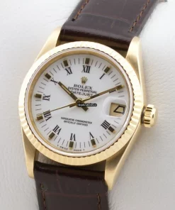 Remarkable Fake Rolex Datejust 68278 Caliber 2135 Automatic Movement 31mm Yellow Gold Case Womens Watch