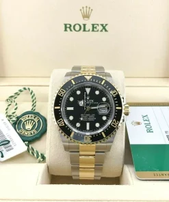 Marvellous Fakes Rolex Sea-dweller 126603 Caliber 3235 Automatic Movement 43mm Gold/steel Case Mens/unisex Watch
