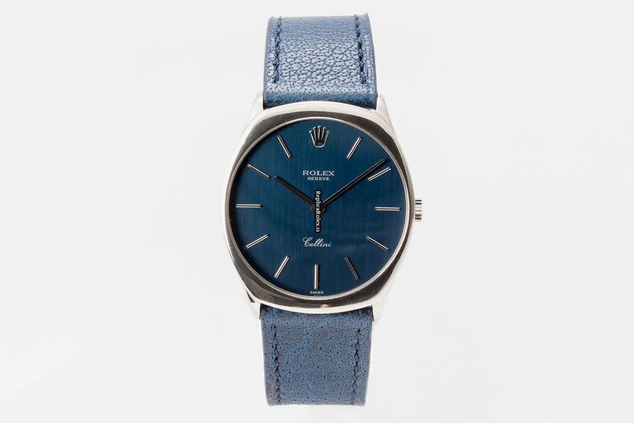 Lovely Replica Rolex Cellini 4133 Manual Winding Movement 31mm White Gold Case Mens/unisex Watch