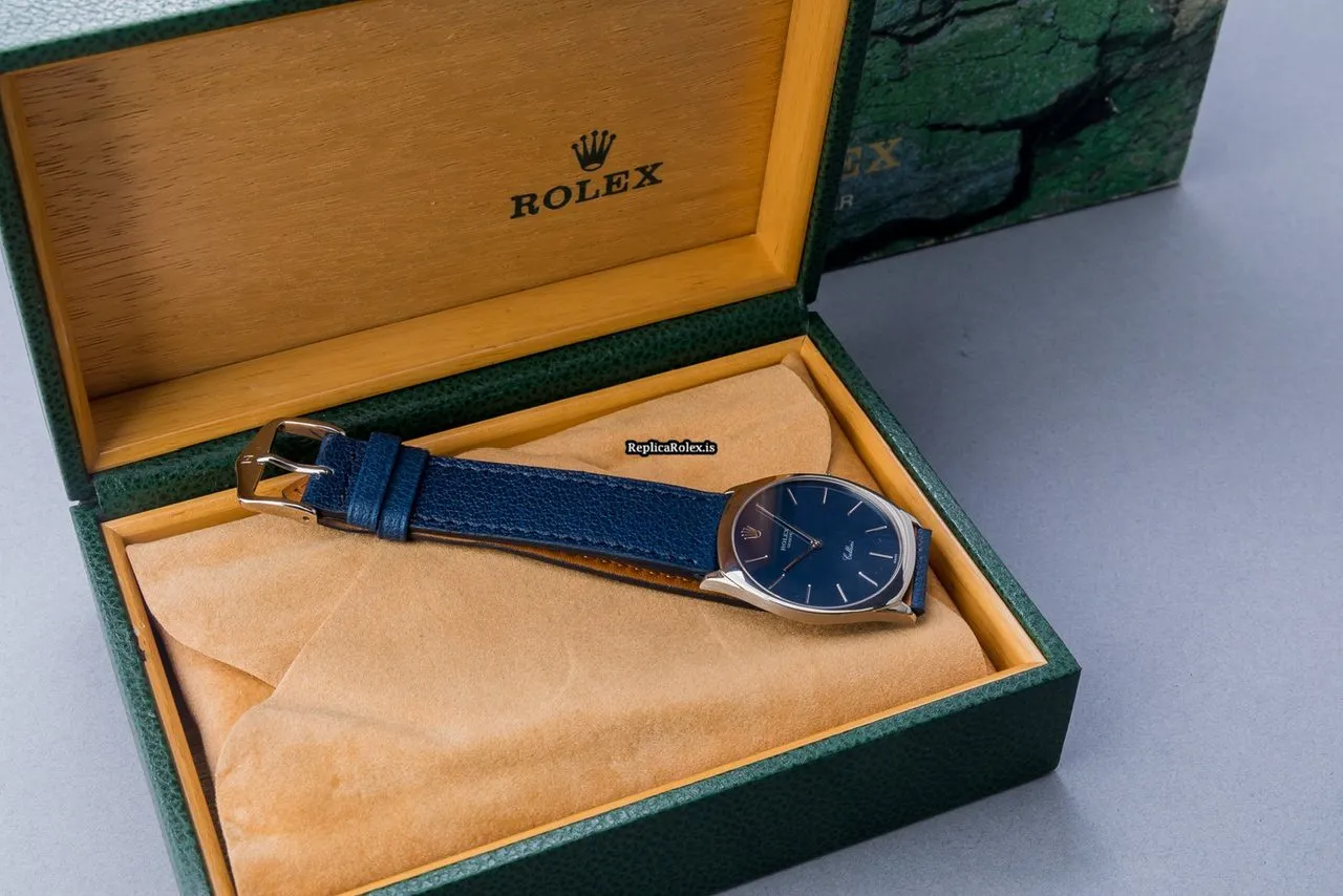 Lovely Replica Rolex Cellini 4133 Manual Winding Movement 31mm White Gold Case Mens/unisex Watch - Image 5