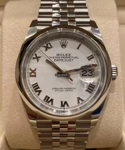 Fabulous Imitation Rolex Datejust 126200 Caliber 3235 Automatic Movement 36mm Steel Case Mens/unisex Watch