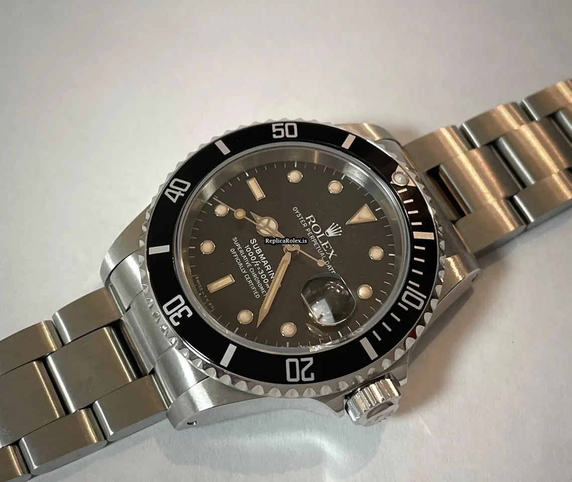 Distinctive Replica Rolex Submariner Date 16610 Caliber 3135 Automatic Movement 40mm Steel Case Mens/unisex Watch - Image 5