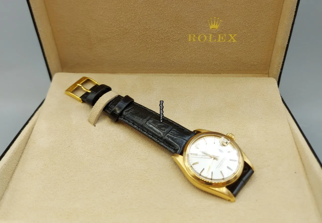 Special Fake Rolex Datejust 6824 Caliber 2030 Automatic Movement 31mm Yellow Gold Case Watch - Image 11